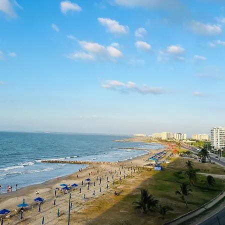 Apartamento Amazing Beachfront! 5m Wall City, Infinitypool,gym Cartagena