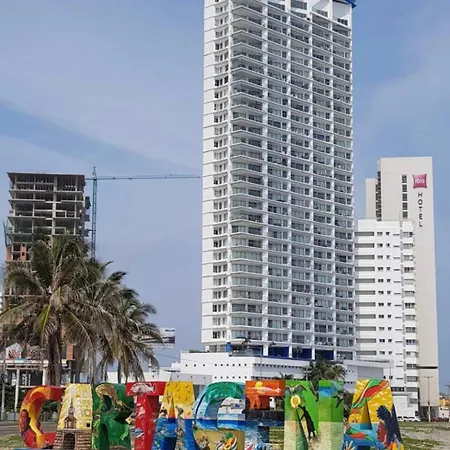 Amazing Beachfront! 5m Wall City, Infinitypool,gym Apartamento *